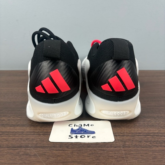 ADIDAS AE 1 LOW BEST OF ADI 2.0 White Black Red JQ6140 Basketball Men’s Sz 11 - Picture 4 of 8